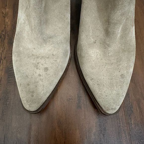 RAG & BONE Razor Booties Zip Up Ankle Boots in Light Sand Leather - Picture 4 of 13